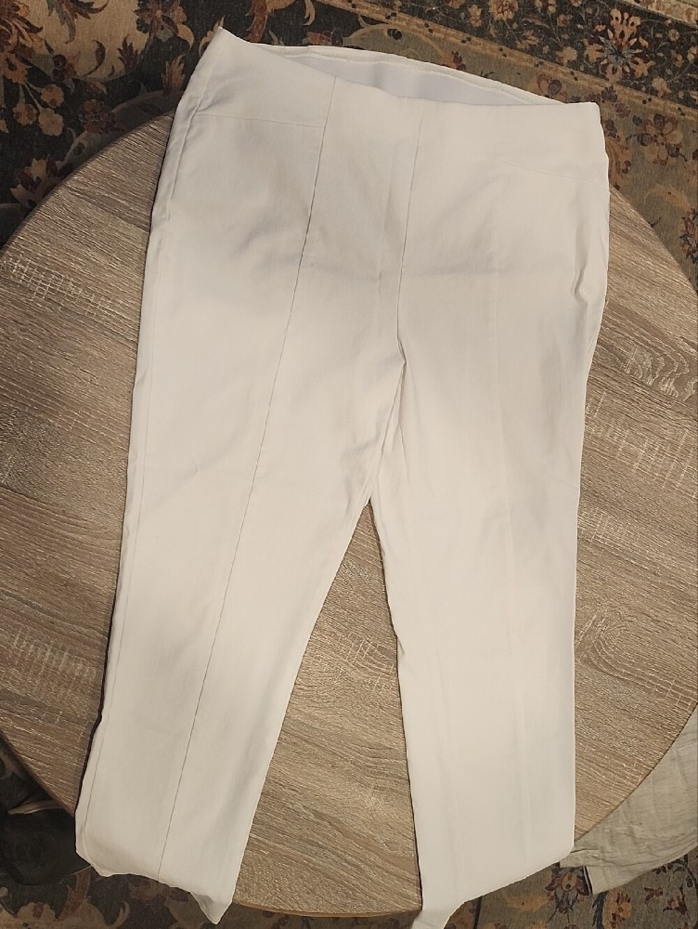 Chico's White So Slimming Ankle Pants - Picture 3 of 3